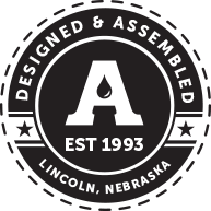 Designed & Assembled in Lincoln, NE Badge