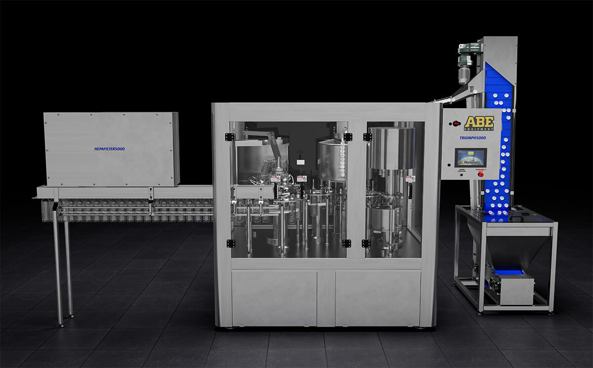 ABE TriumphUltra Bottling System - Front View