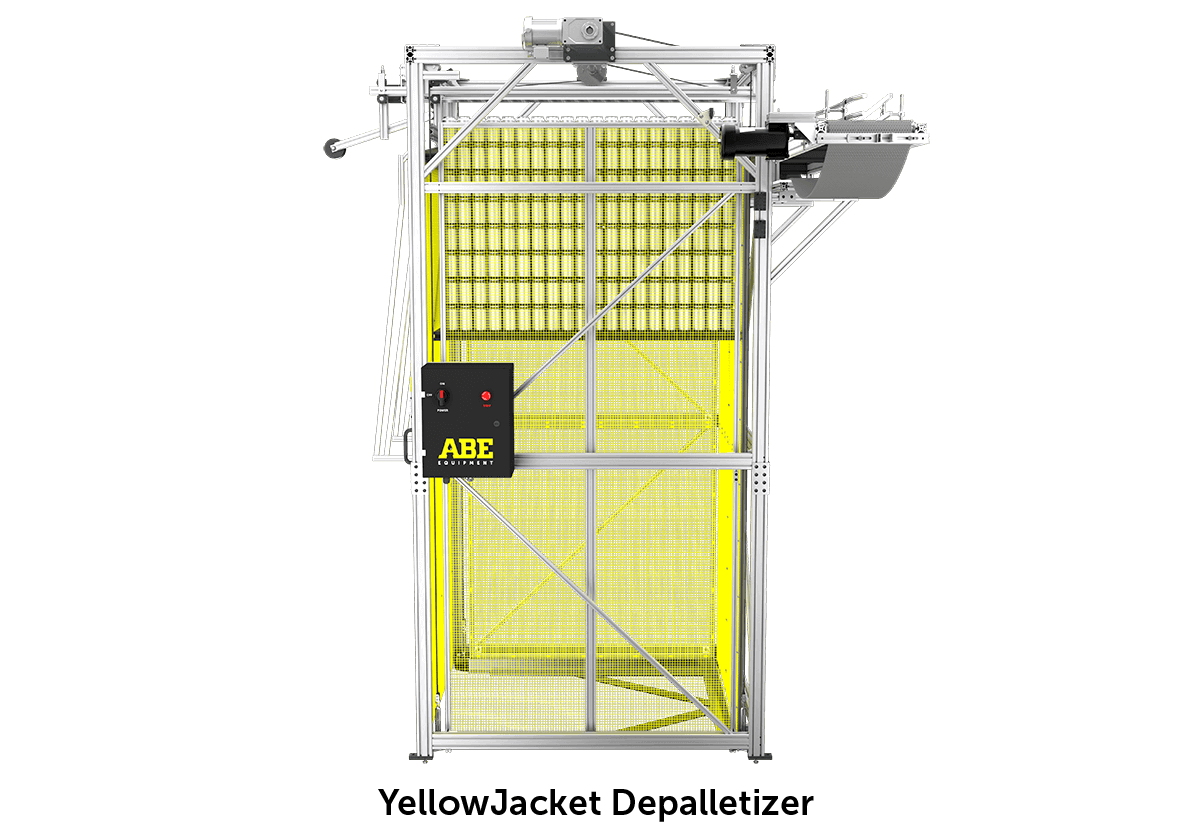 ABE Packaging Auxiliary Equipment - YellowJacket Depalletizer