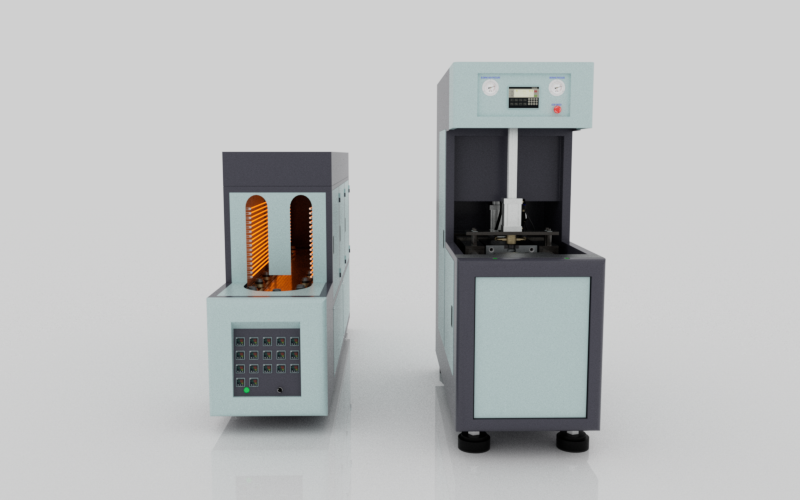 Front view of Freedom 100 Large-Format Blow Molder